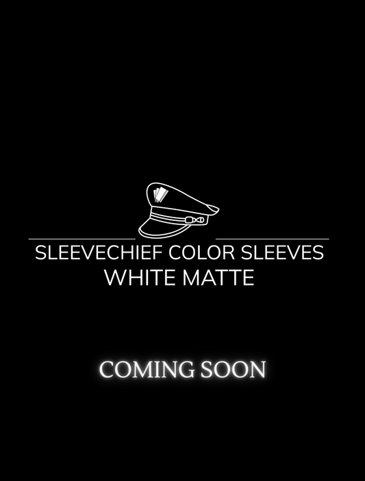 ELITE SERIES - White Matte Color Sleeves